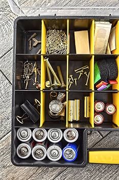 Amazon.com: SE Adjustable 26-Compartment Plastic Storage Box